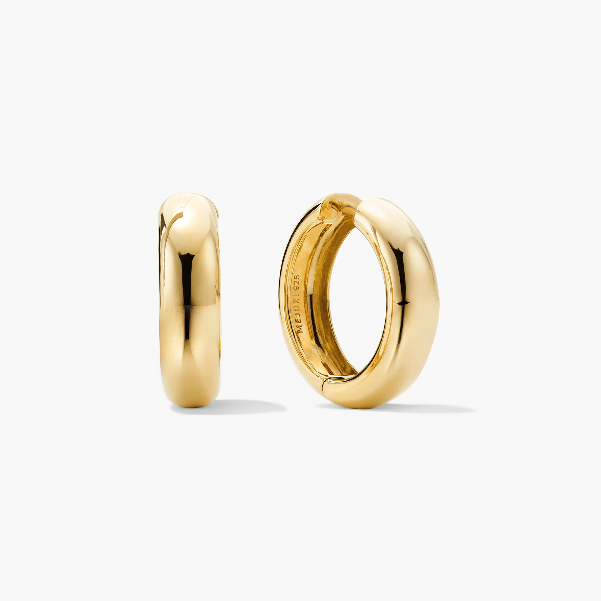 Chunky Large Hoops | Mejuri Fine Crew