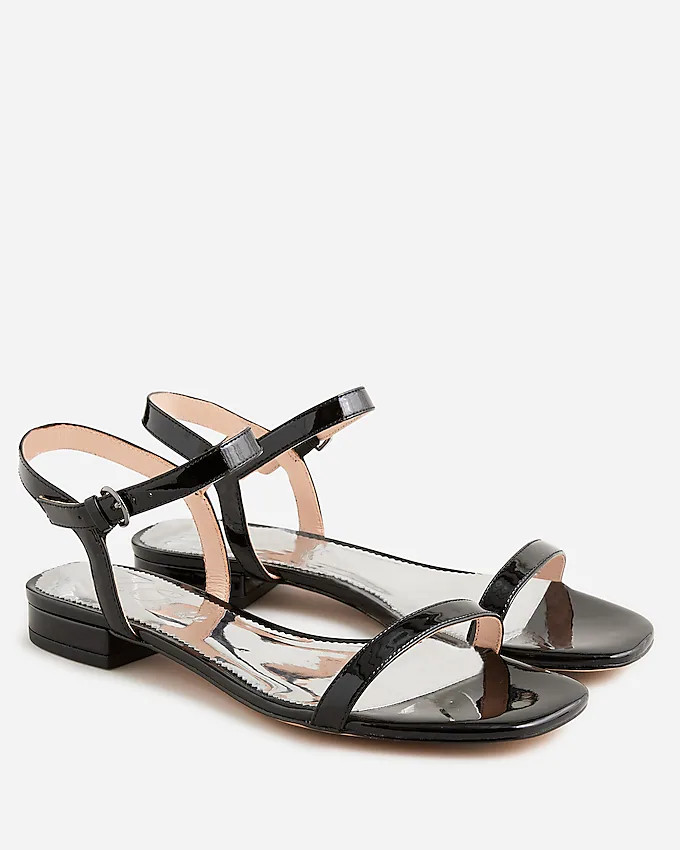 Hazel ankle-strap sandals in patent leather | J. Crew US