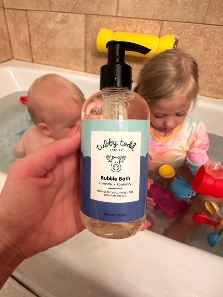 Tubby Todd bubble bath 🛀  All natural and Pediatrician and dermatologist tested. My entire family loves their products. Even my husband and I use the all over ointment by. 

They make the best baby and children's soaps, hair and body wash! 

#LTKBaby #LTKBump #LTKFamily