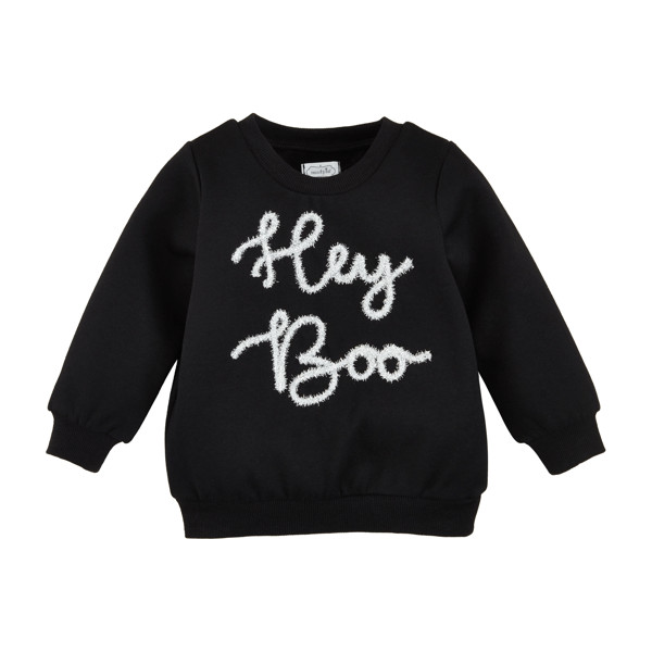 Hey Boo Toddler Sweatshirt | Mud Pie