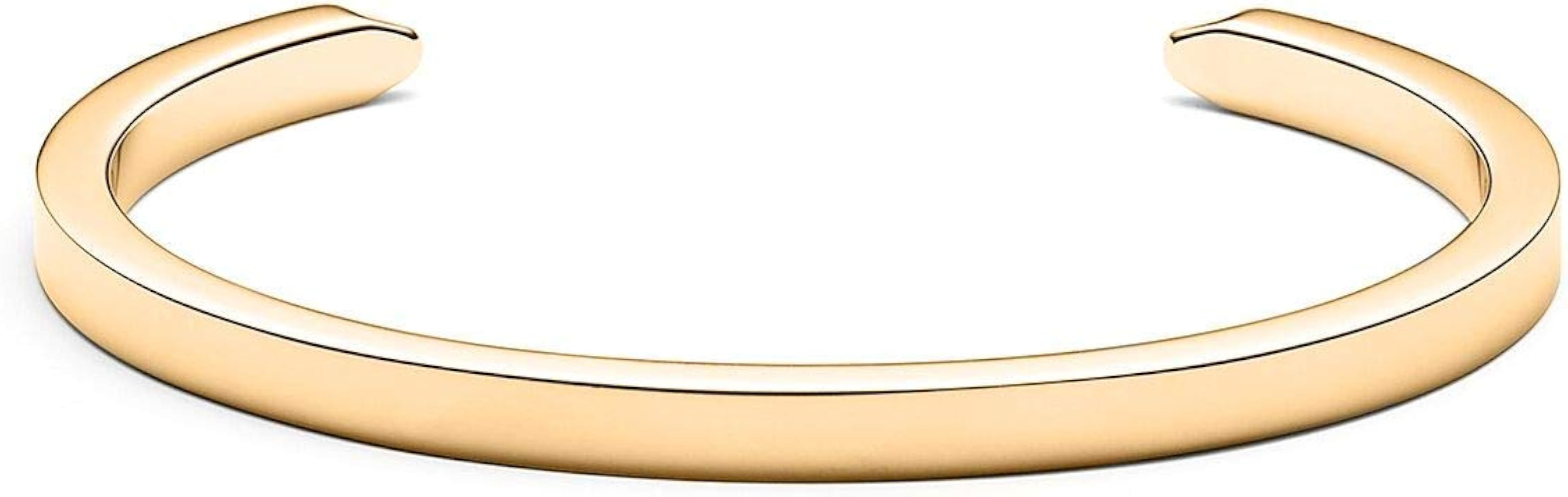 MVMT Women's Minimalist Cuff Bracelet | Open Closure, Stainless Steel | Amazon (US)