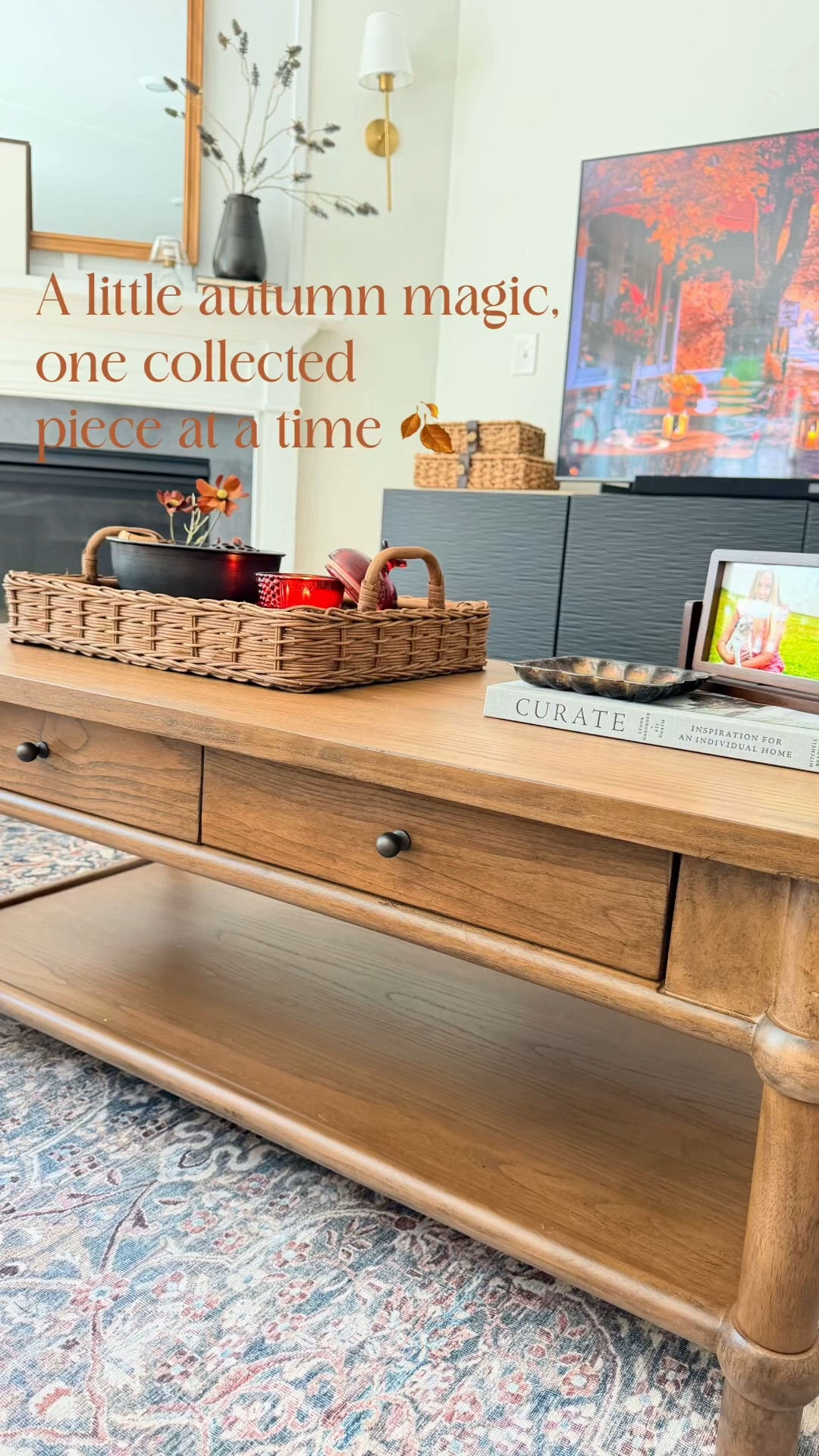 My new coffee table is officially styled for fall. 🤎🍂

I’m loving the warm wood tones and all the little collected details. I linked the new coffee table along with some of the pieces I used to style it in my LTK!

#falldecor #autumndecor #coffeatable #coffeatablestyling #collectedhome #vintagehome #cozyhome #homedecor