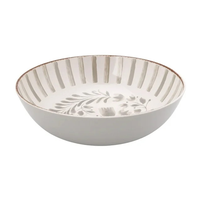 Better Homes & Gardens 12-inch Bamboo Melamine Serve Bowl, Grey | Walmart (US)