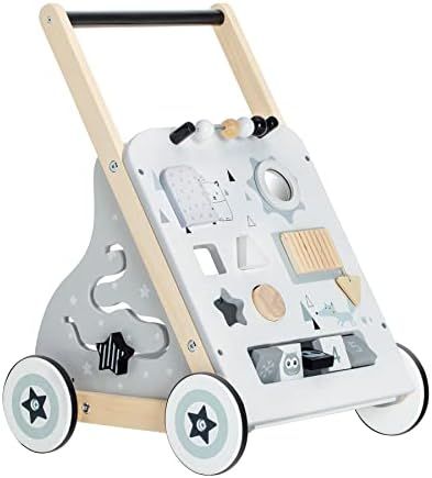 Wooden Baby Walker, Baby Push Walkers, Walker for Baby Boys and Girls, Baby Activity Center, Todd... | Amazon (US)