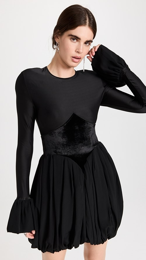 Paco Rabanne Tonal Bubble Hem Dress | SHOPBOP | Shopbop