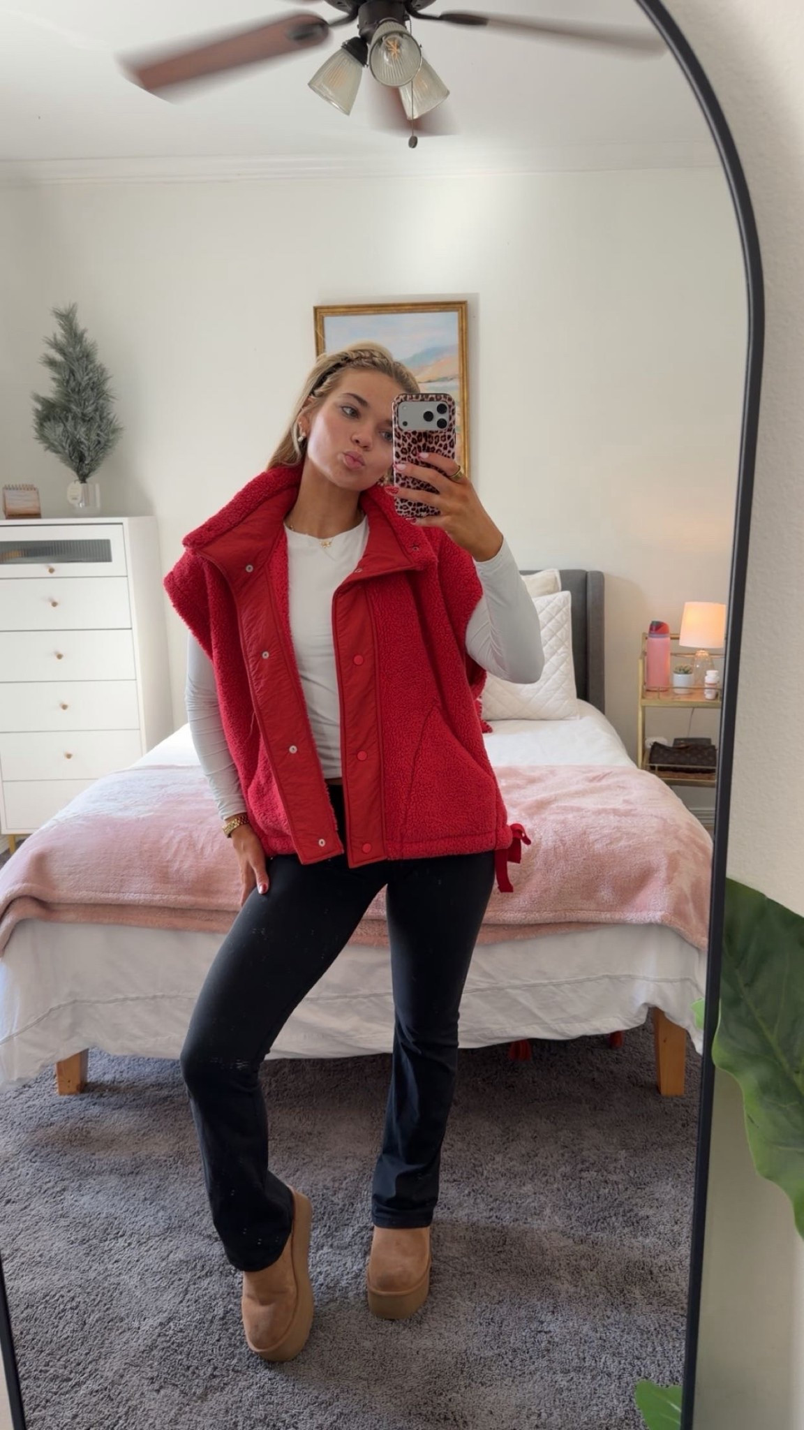 Love my red vest from FP soooo much! 

#LTKootd #LTKdayinmylife #LTKfitnessgoals