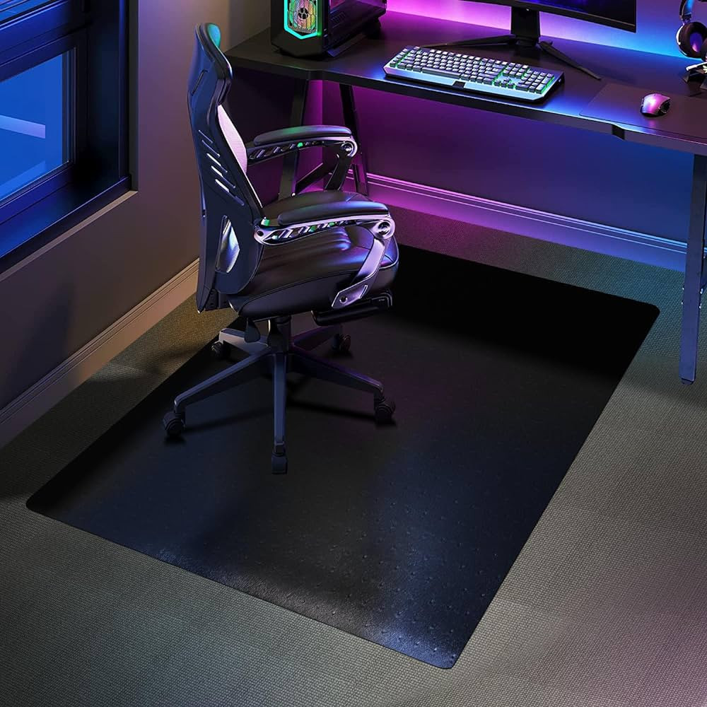 Chair Mat for Carpet, SALLOUS 48" x 36" Office Chair Mat for Carpeted Floors, Heavy Duty Chair Ma... | Amazon (US)