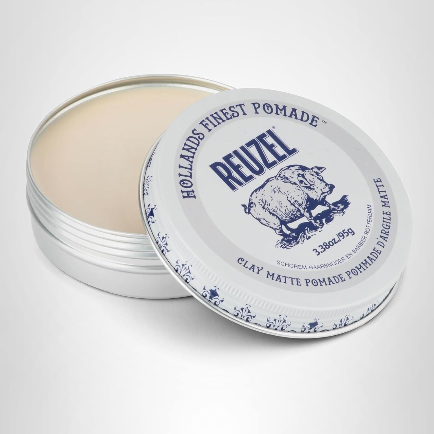 REUZEL Clay Matte Pomade, Medium All Day Hold, Water Soluble Styling, Matte Finish and Flake Free... | Amazon (US)