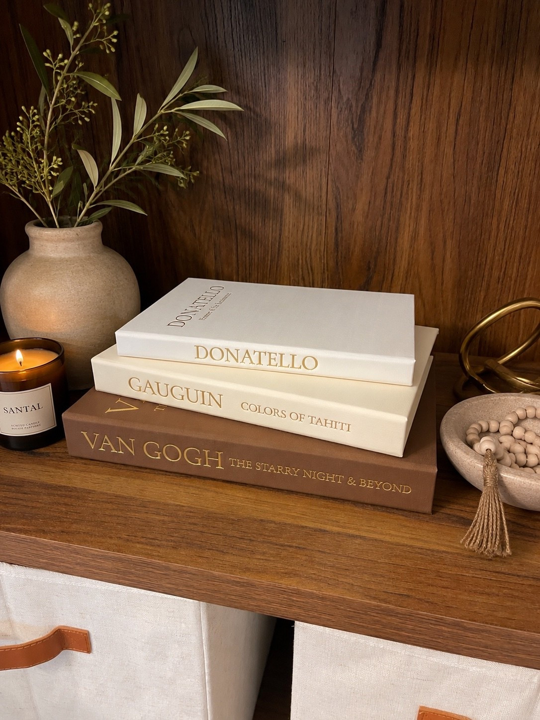 Decorative books are one of my favorite ways to make a shelf look instantly more styled and expensive 🤎 I’m obsessed with this neutral set—the warm brown, cream and white tones, gold detailing and linen-like texture are SO good. They’re gorgeous standing up, stacked on a coffee table or mixed into bookshelf decor for that collected, designer look.

decorative books, decor books, coffee table books, faux books, designer decor books, neutral decor books, decorative book set, bookshelf decor, bookshelf styling, shelf decor, shelf styling, coffee table decor, console table decor, living room decor, home decor, neutral home decor, brown home decor, cream home decor, beige home decor, warm neutral decor, organic modern decor, transitional decor, traditional home decor, luxury home decor, elevated home decor, designer inspired decor, aesthetic home decor, vintage inspired decor, bookcase decor, bookcase styling, library decor, office bookshelf decor, home office decor, living room bookshelf, decorative accessories, shelf accessories, neutral shelf decor, brown and cream decor, gold accent decor, linen books, decorative book stack, stacked books decor, hardcover decor books, faux coffee table books, Amazon home decor, Amazon home finds, affordable home decor, designer look for less, LTK home finds, home styling ideas

#LTKSeasonal #LTKSaleAlert #LTKHome