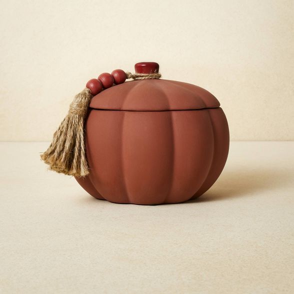 10oz Terracotta Pumpkin Red Candle - Opalhouse™ designed with Jungalow™ | Target