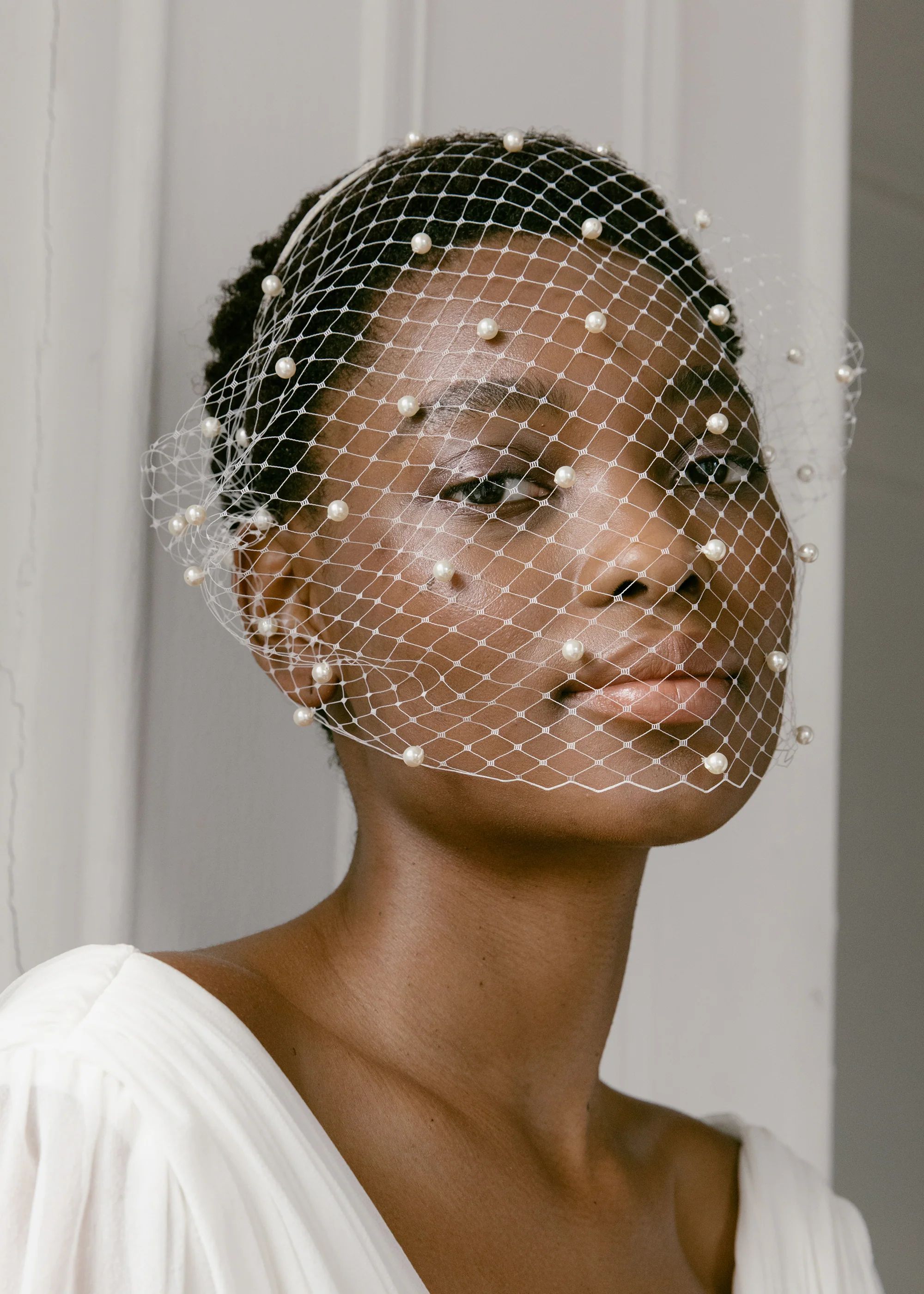 Voilette Headband with Pearls | Jennifer Behr 