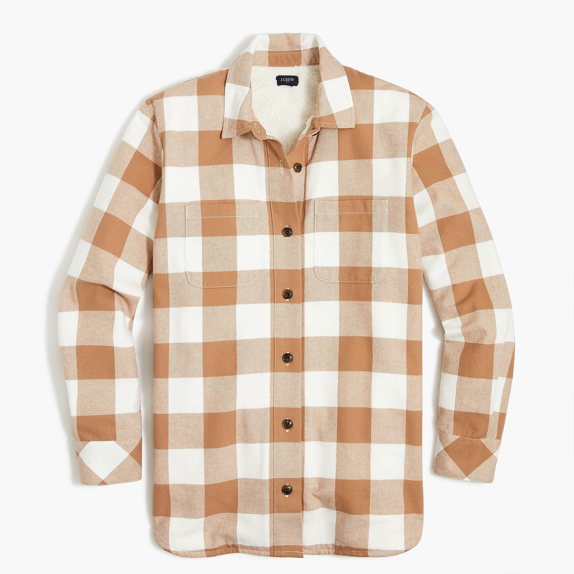 Sherpa-lined shirt-jacket | J.Crew Factory