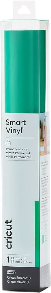 Cricut Smart Permanent Vinyl (13in x 3ft, Grass) for Explore and Maker 3 - Matless cutting for lo... | Amazon (US)