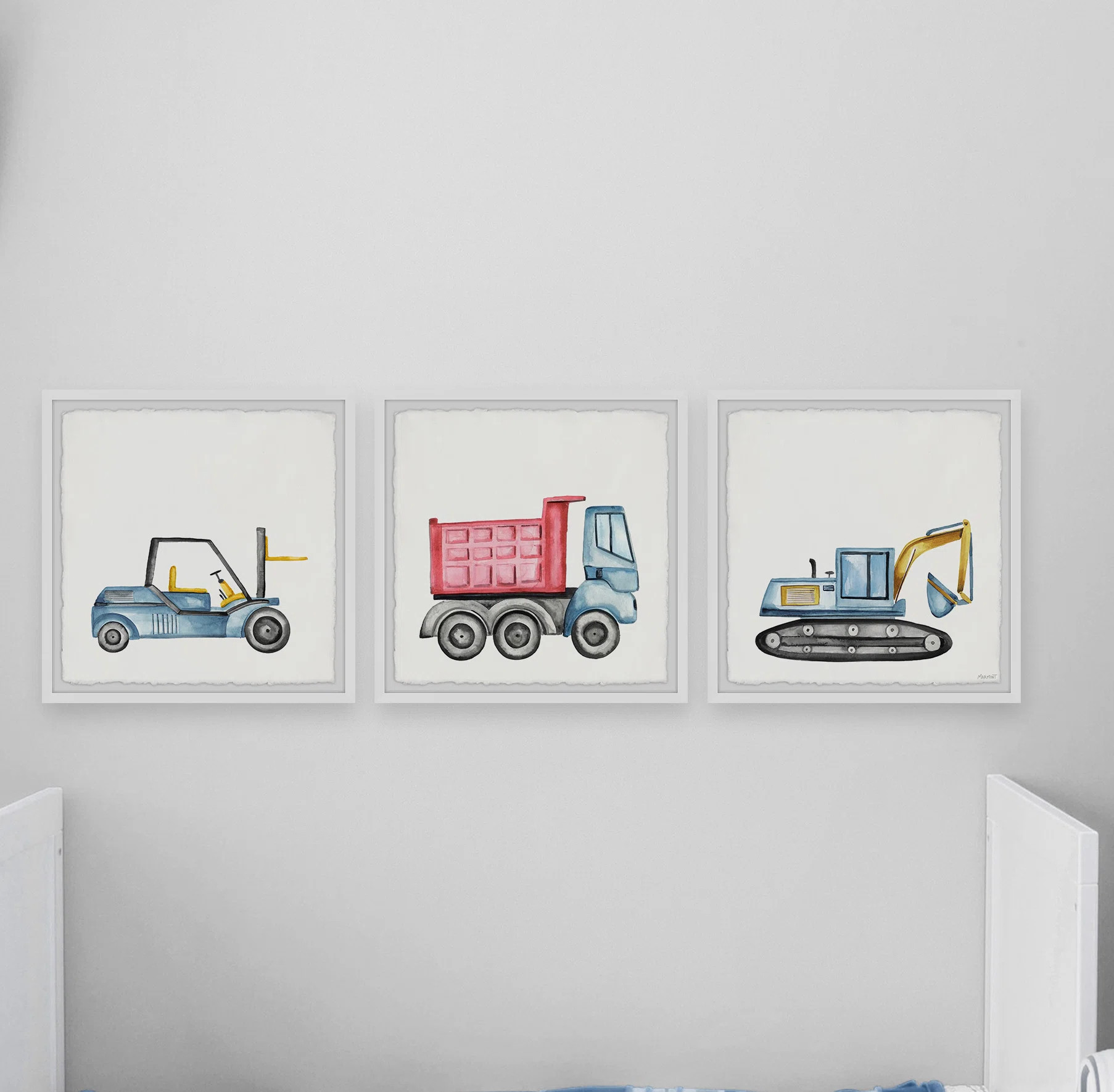 Kristi Transportation 3 - Piece Framed Art | Wayfair North America