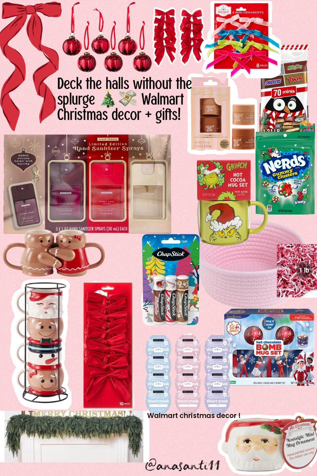 Holiday magic made easy! From festive Walmart Christmas decor to gift baskets for everyone on your list, these finds feel luxe but are totally budget-friendly. Shop all my favorites on LTK in just a click! 🛒✨



#WalmartFinds #ChristmasDecor #GiftBasketIdeas #AffordableChristmas #HolidayGiftGuide #walmartchristmasdecor #walmartgifts 
#walmart
#christmasgarland #ltkhome #ltkseasonal #christmaswalmartfinds #ltkbeauty #amazonchristmasgarland 


#LTKFindsUnder100 #LTKFindsUnder50 #LTKStyleTip