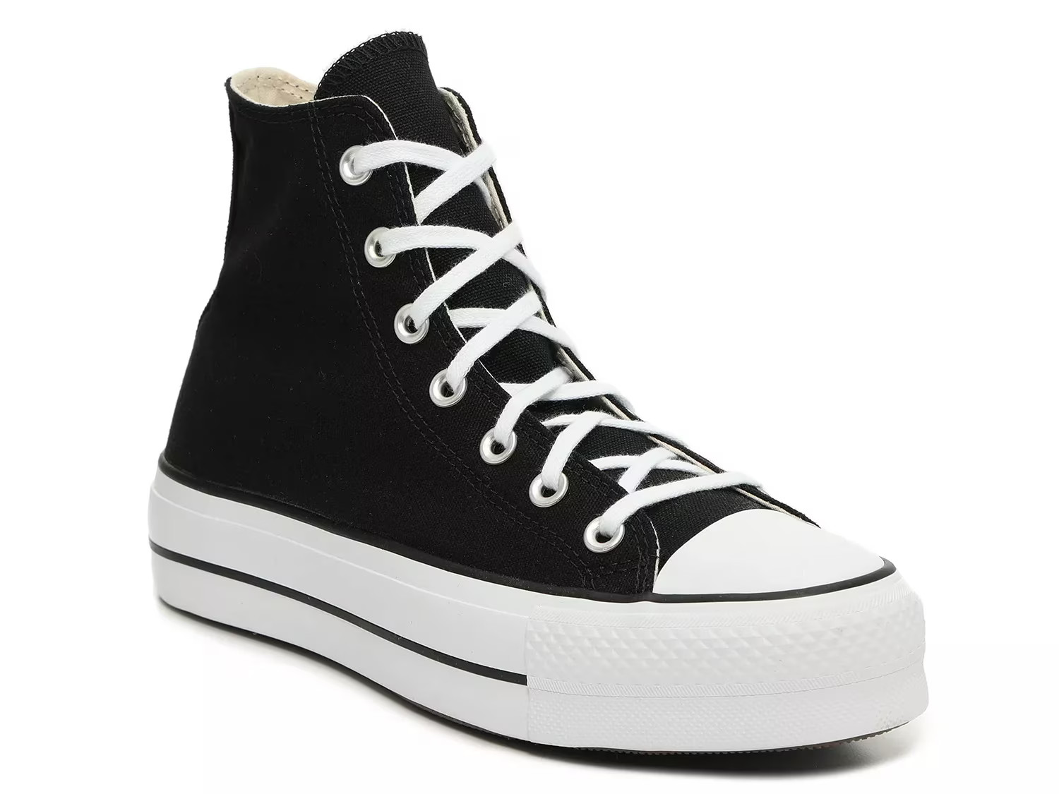 Converse Chuck Taylor All Star HighTop Platform Sneaker | Women's | Black | Size 7.5 | Sneakers | DSW