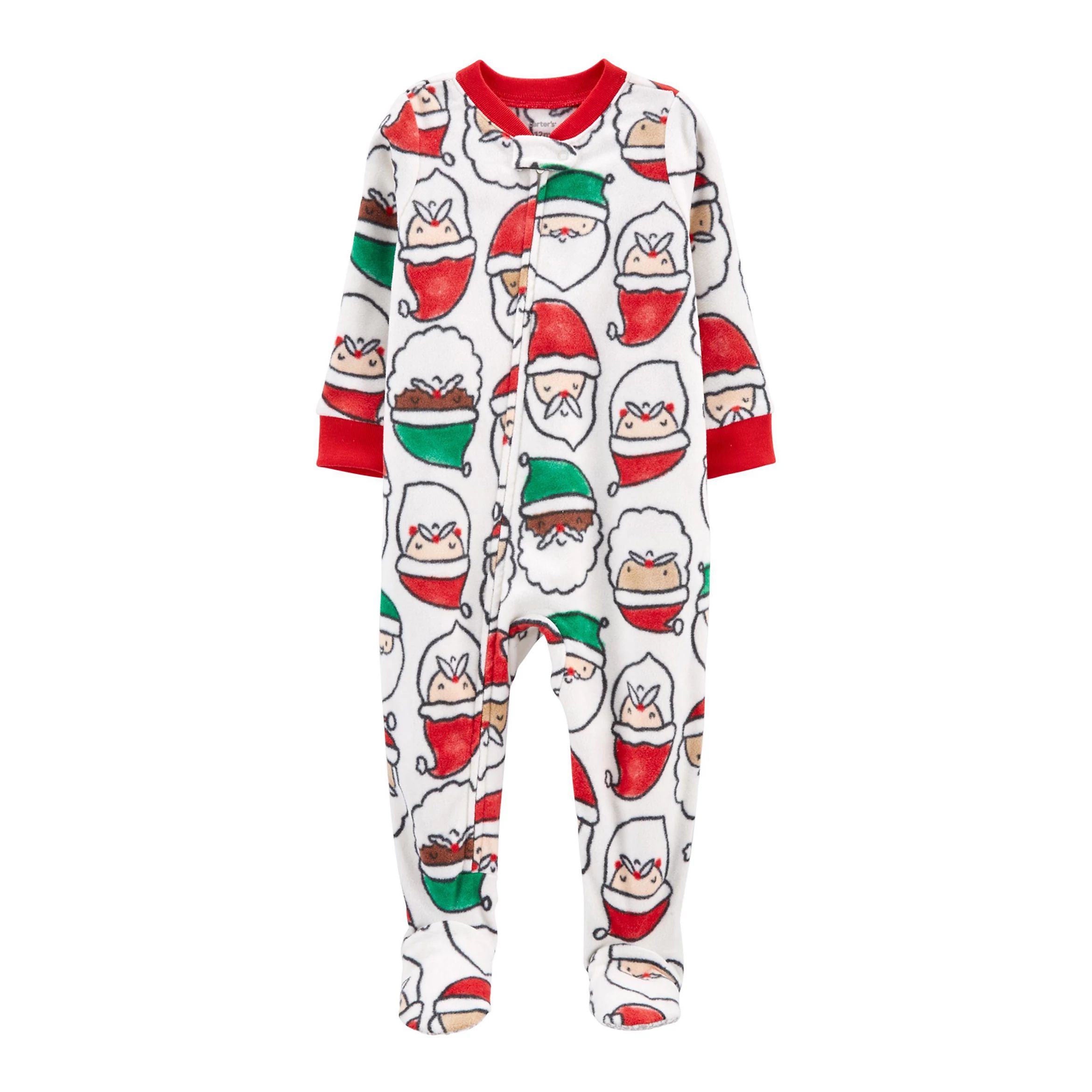 Baby Carter's Santa Fleece Footed Pajamas | Kohl's