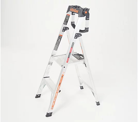 Little Giant Xtra-Lite Plus 4' Step Ladder w/ Handrail | QVC