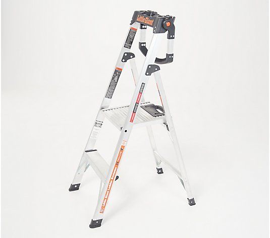 Little Giant Xtra-Lite Plus 4' Step Ladder w/ Handrail | QVC