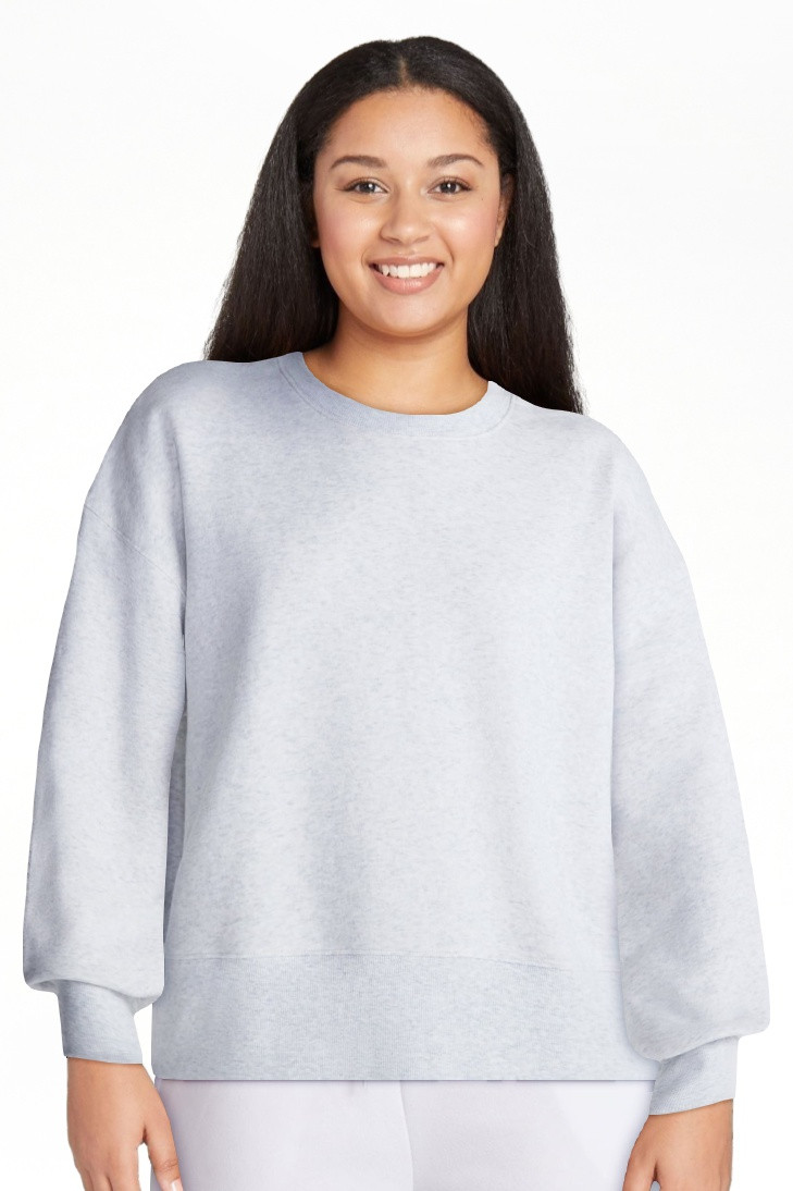 No Boundaries Boxy Fleece Sweatshirt, Midweight, Women's XXS-XXL | Walmart (US)