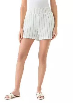Wonderly Women's Striped Smocked Waist Shorts | Belk