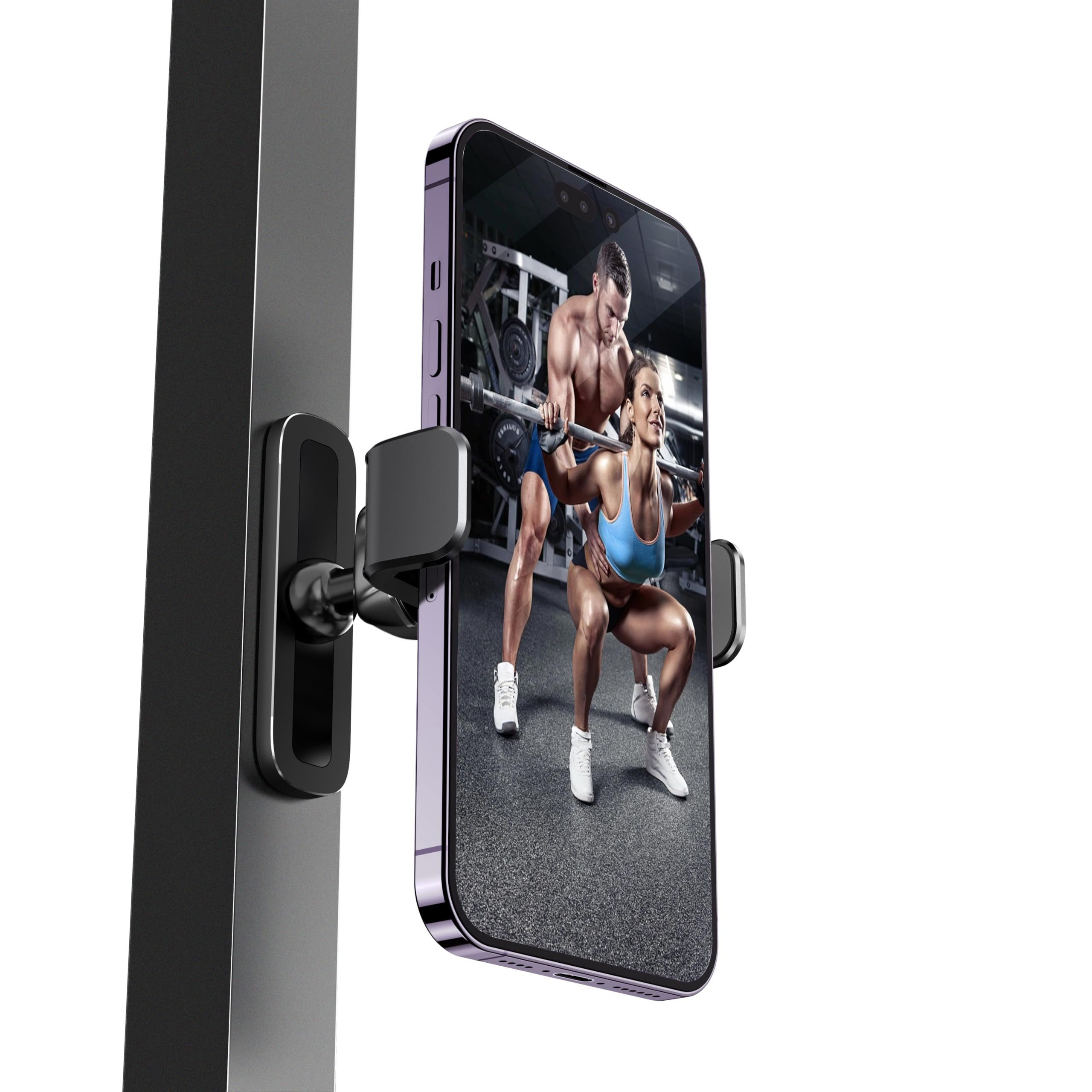 APPS2Car Magnetic Phone Holder for Gym, Alloy Base and Joint for Strong Hold, 360\u00b0 Adjustabl... | Amazon (US)