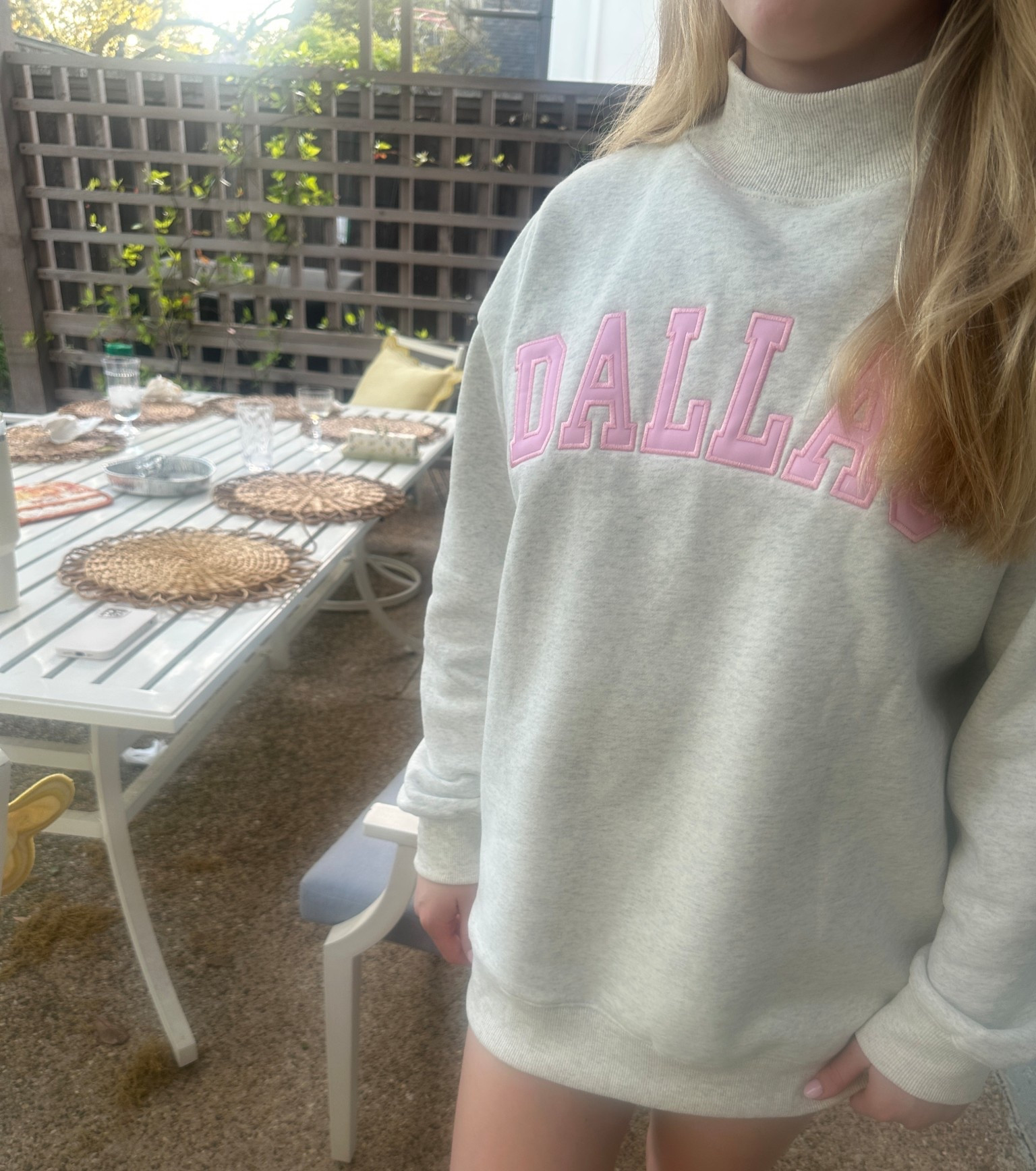 Sprinkled with Pink crew neck custom sweatshirts! So so cute for tweens and teens that love this look. Easter basket idea! Grad gift idea! 