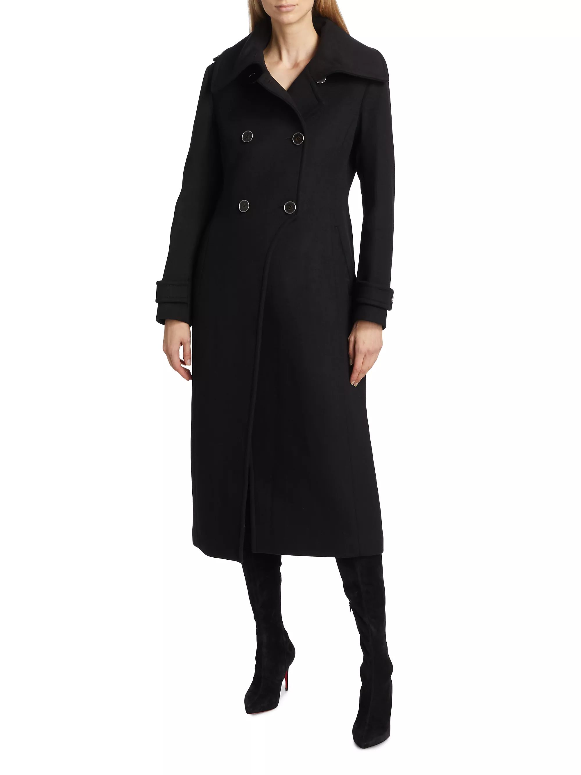 Coats & JacketsWool CoatsMackageElodie-Z Wool Peacoat$990 | Saks Fifth Avenue