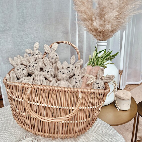 Crocheted Bunny Doll Newborn Toy Neutral Baby Doll Baby | Etsy | Etsy (US)