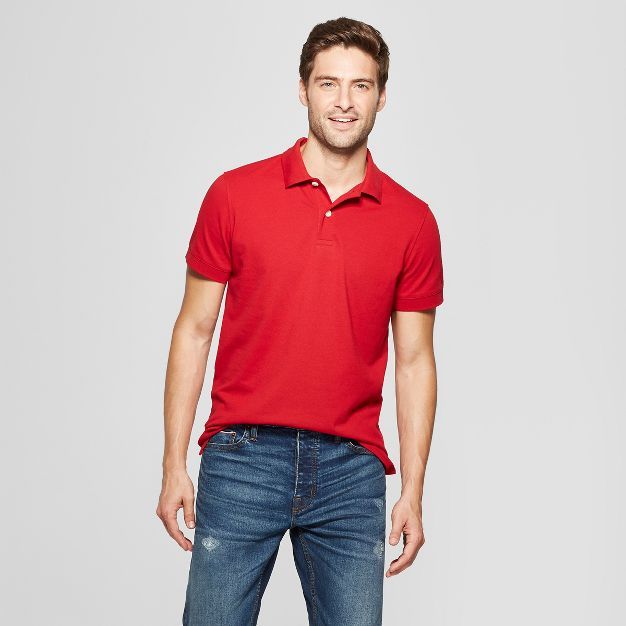 Men's Short Sleeve Pique Polo - Goodfellow & Co™ | Target