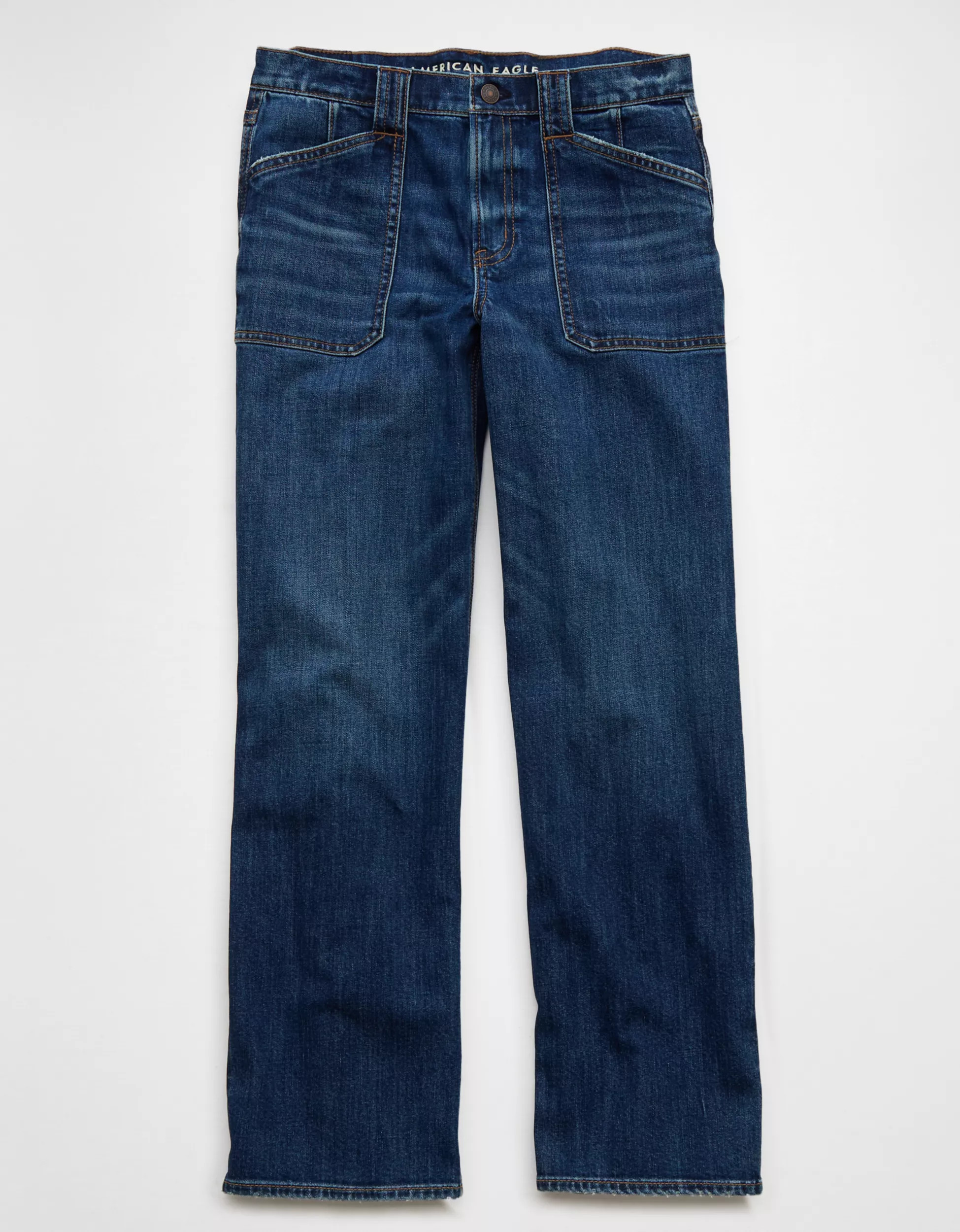 AE Stretch High-Waisted Stovepipe Utility Jean | American Eagle Outfitters (US & CA)