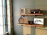 Rustic Floating Shelf - Industrial Shelving - Floating Wall Shelf - Wood Floating Shelf - Wooden Wal | Amazon (US)