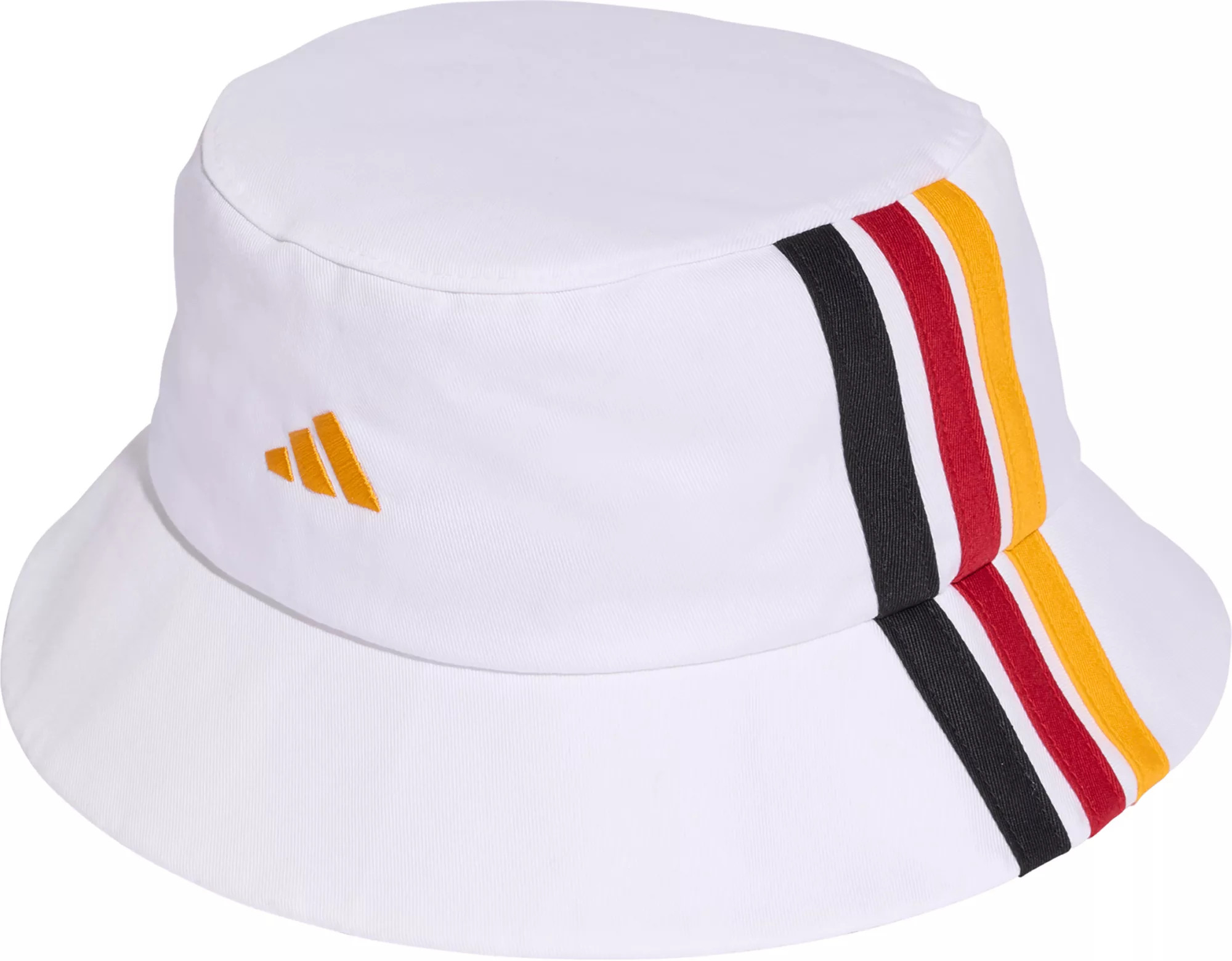 adidas 3-Stripes Bucket Hat, Men's, White/Collegiate Gold/Black | DICK'S Sporting Goods