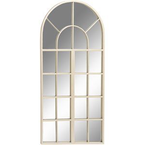 Leeds & Co 48"H White Traditional Metal Accent Wall Mirror | Homesquare