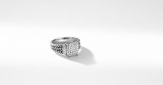 David Yurman Petite WheatonÂ® Ring With Diamonds | David Yurman
