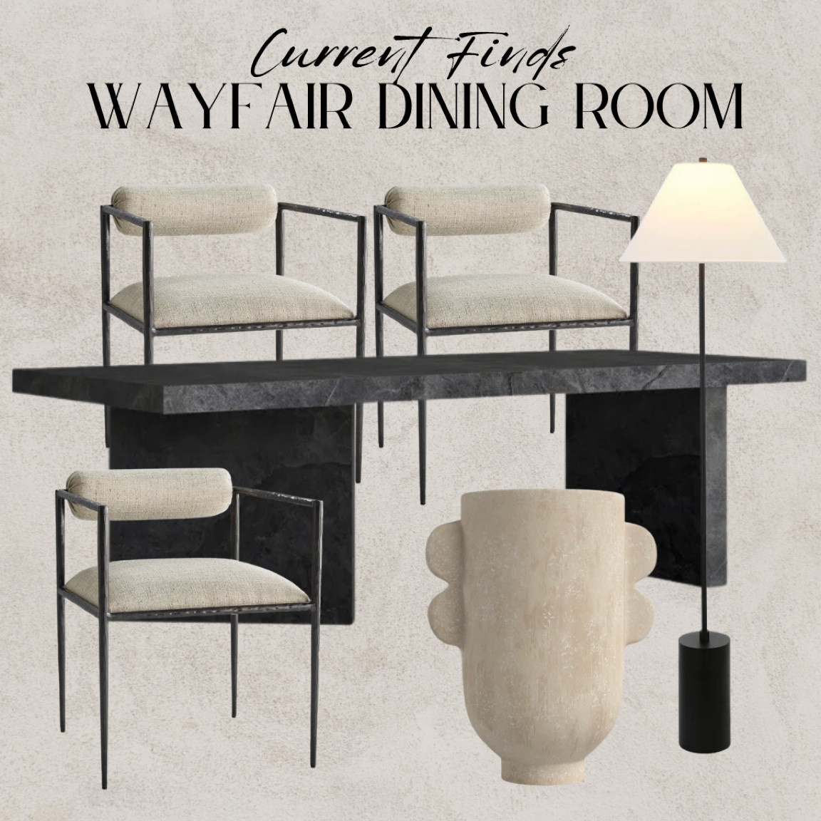 Wayfair dining room refresh! #concretetable #diningroom #wayfair #wayfairfind #ltk 

#LTKhome #LTKSeasonal #LTKFind