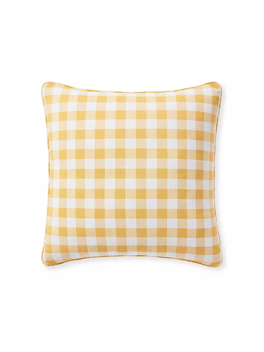 Perennials Classic Gingham Pillow Cover | Serena and Lily