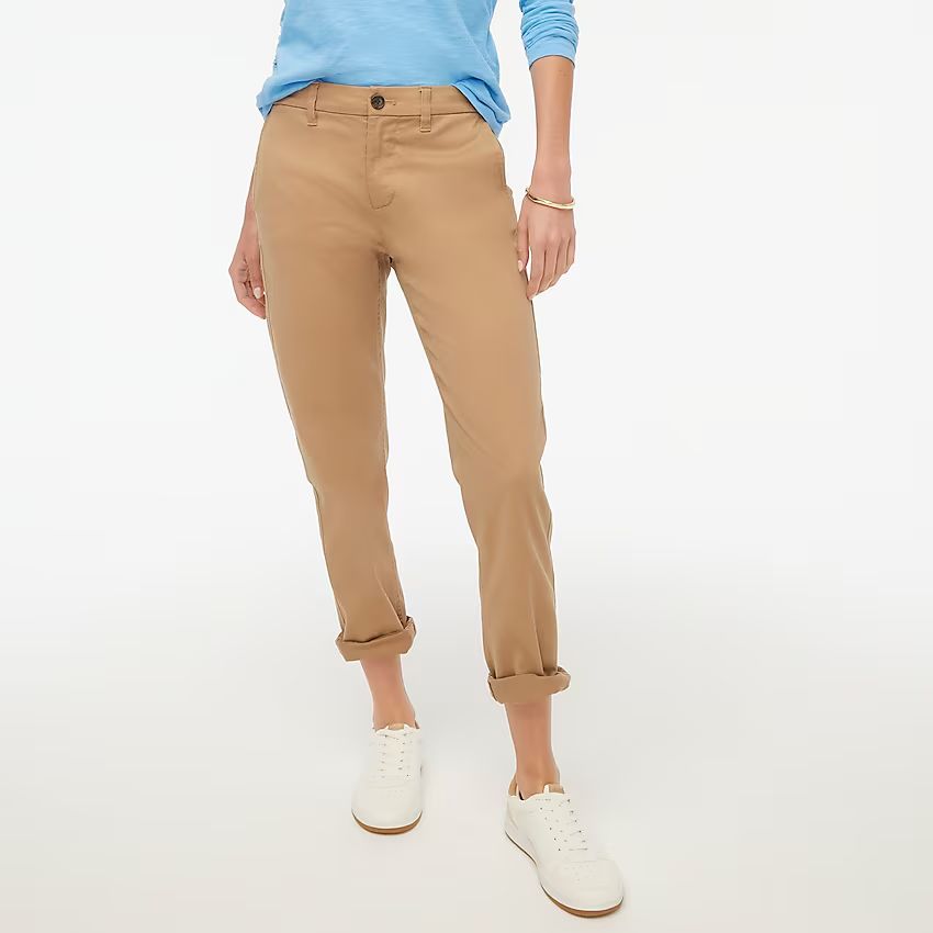 High-rise girlfriend chino pant | J.Crew Factory