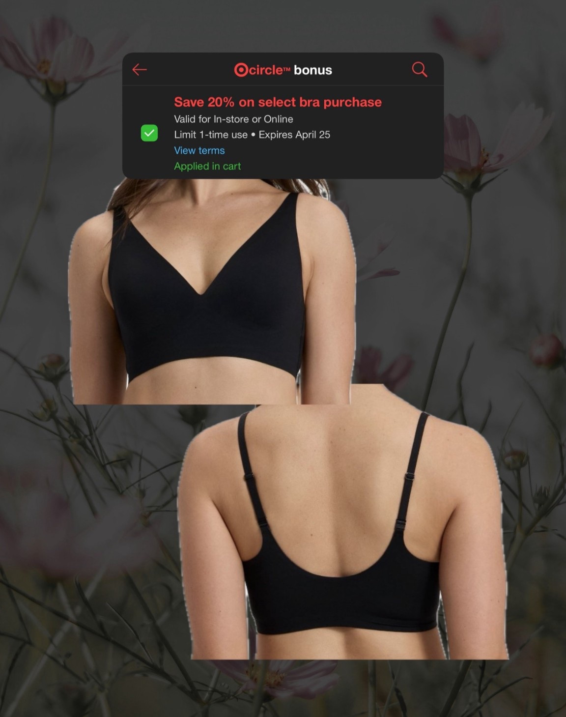 LOVE this new bra I grabbed from @Target today. It’s the Auden Women’s Luxury Collection Removable Pad Longline Plunge Bra. 

BONUS ➡️ there’s a 20% off select bras coupon on Target Circle, one time use expires April 25th! 

#LTKSaleAlert