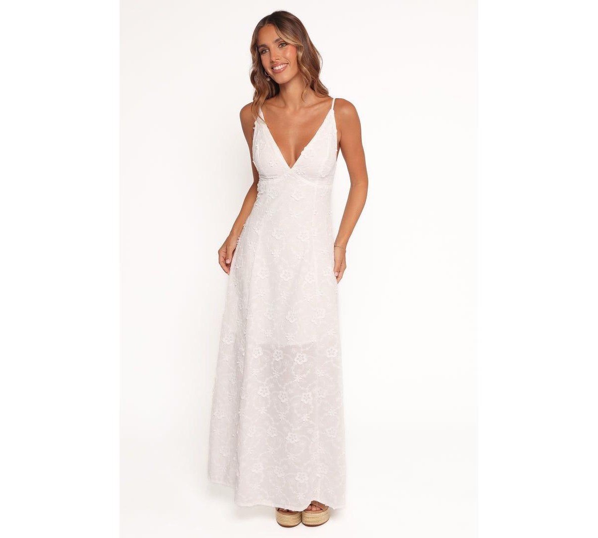 Petal and Pup Women's Ford Maxi Dress - White - White | Macy's