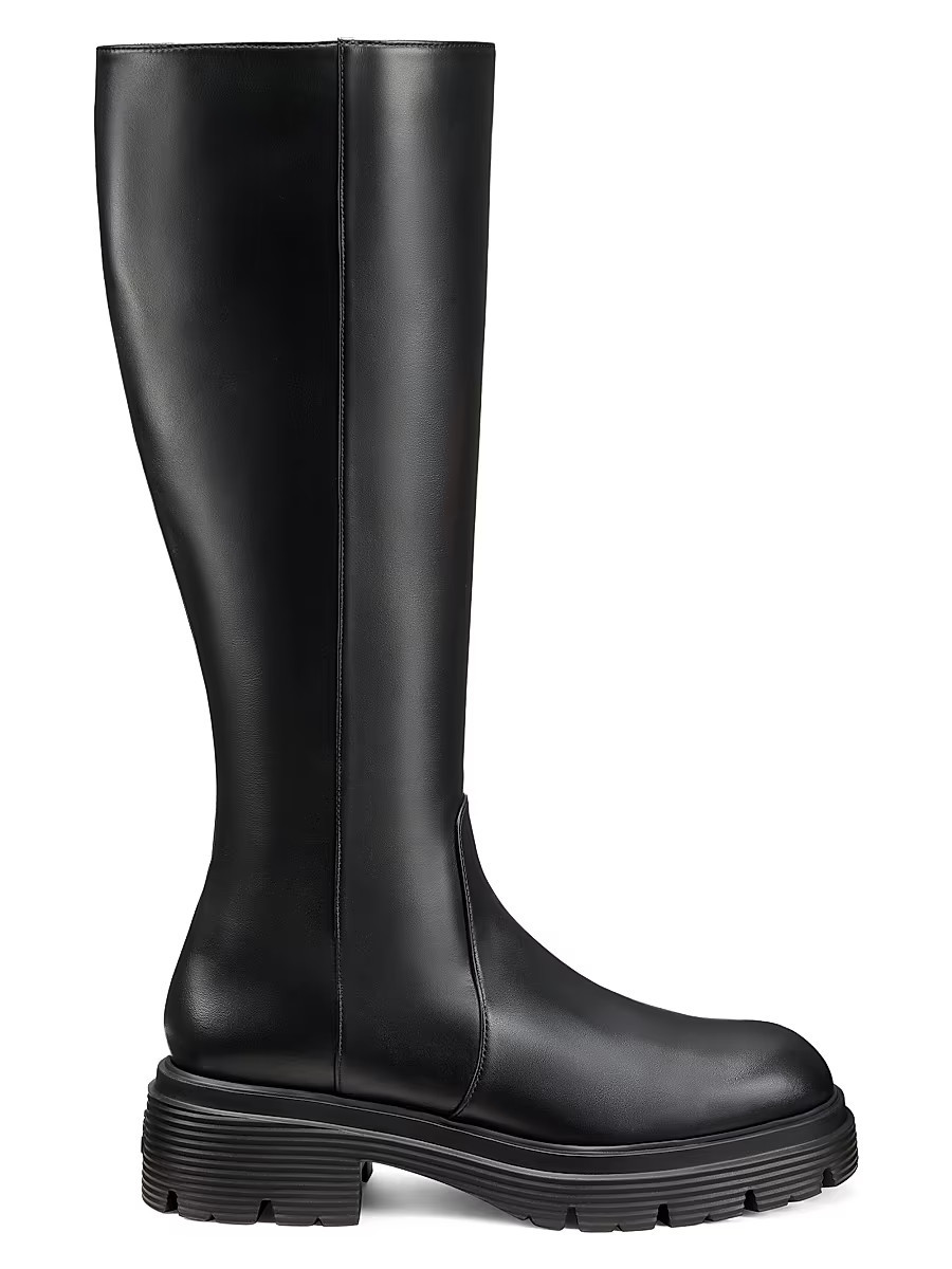 Women's Hudson Lite 40MM Leather Knee-High Boots - Black - Size 5.5 | Saks Fifth Avenue