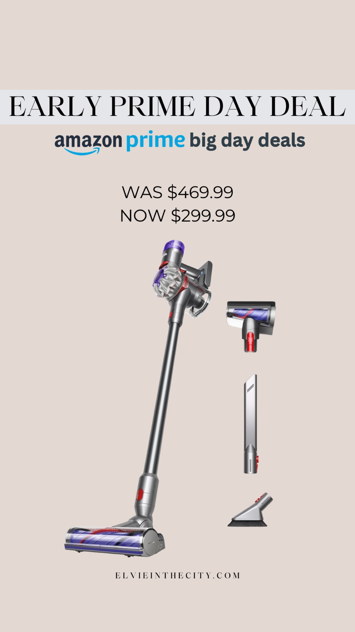 Save 36% on the Dyson V8 Plus Cordless Vacuum during Amazon Prime Big Day Deals!

Home electronics, vacuum, cordless vacuum 

#LTKSaleAlert #LTKHome #LTKxPrimeDay