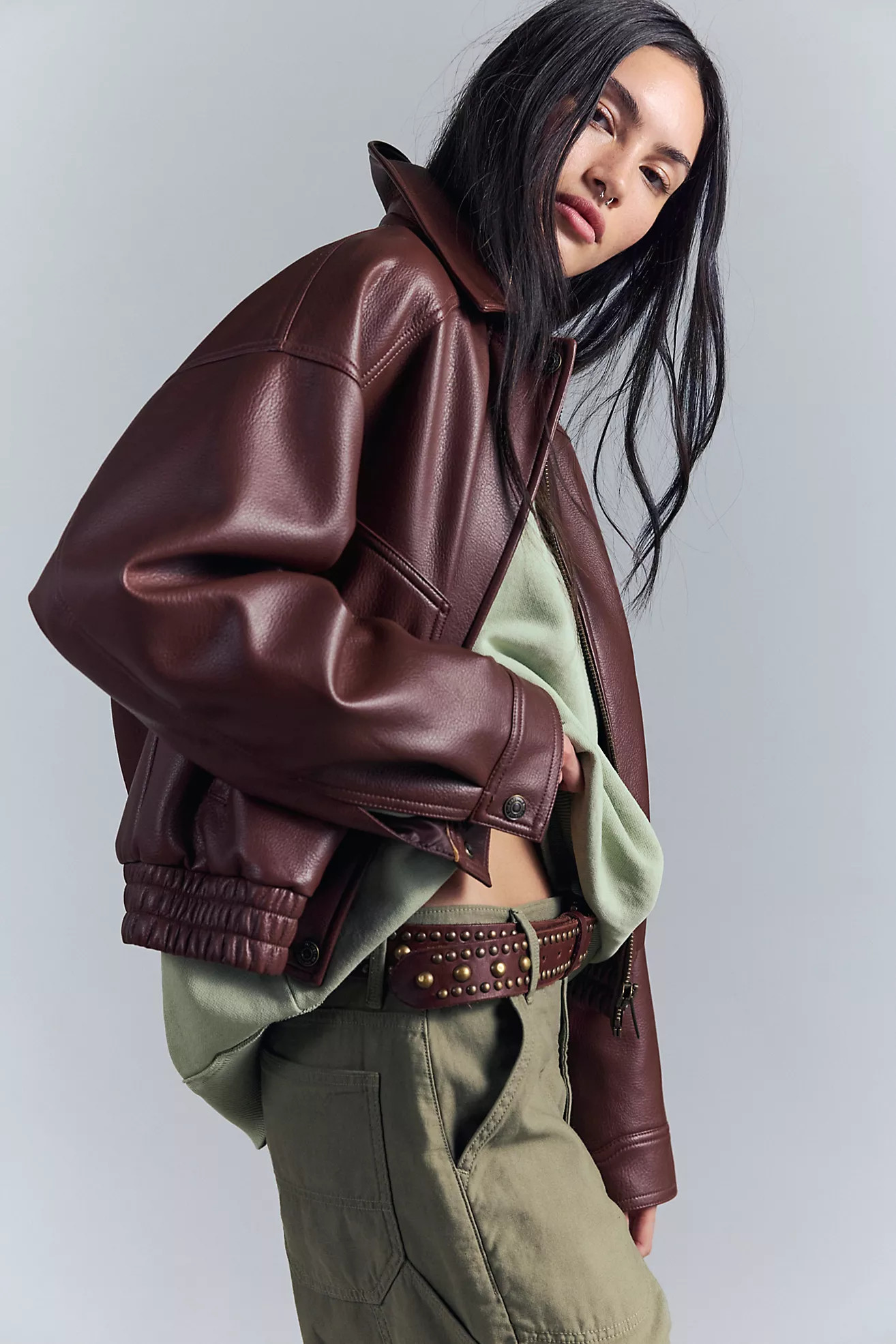 We The Free Farley Vegan Bomber Jacket | Free People (Global - UK&FR Excluded)