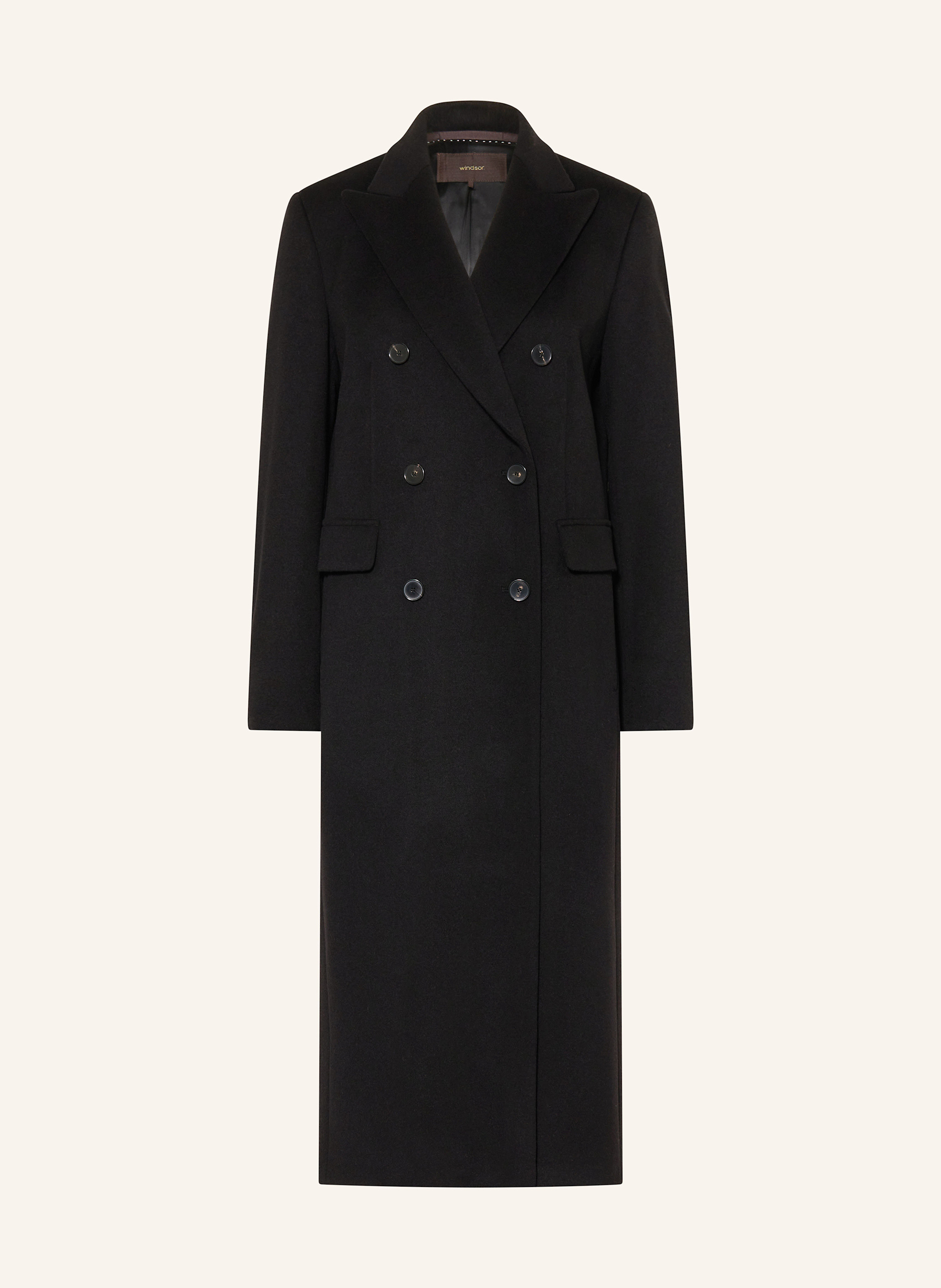 windsor. Mantel in schwarz | Breuninger (DACH)