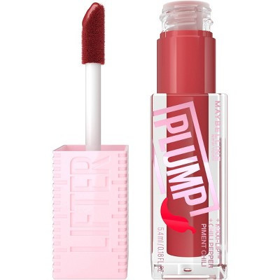 Maybelline Lifter Gloss Lifter Plump Lip Plumper Gloss with Maxi-Lip - 006 Hot Chili - 0.18 fl oz | Target