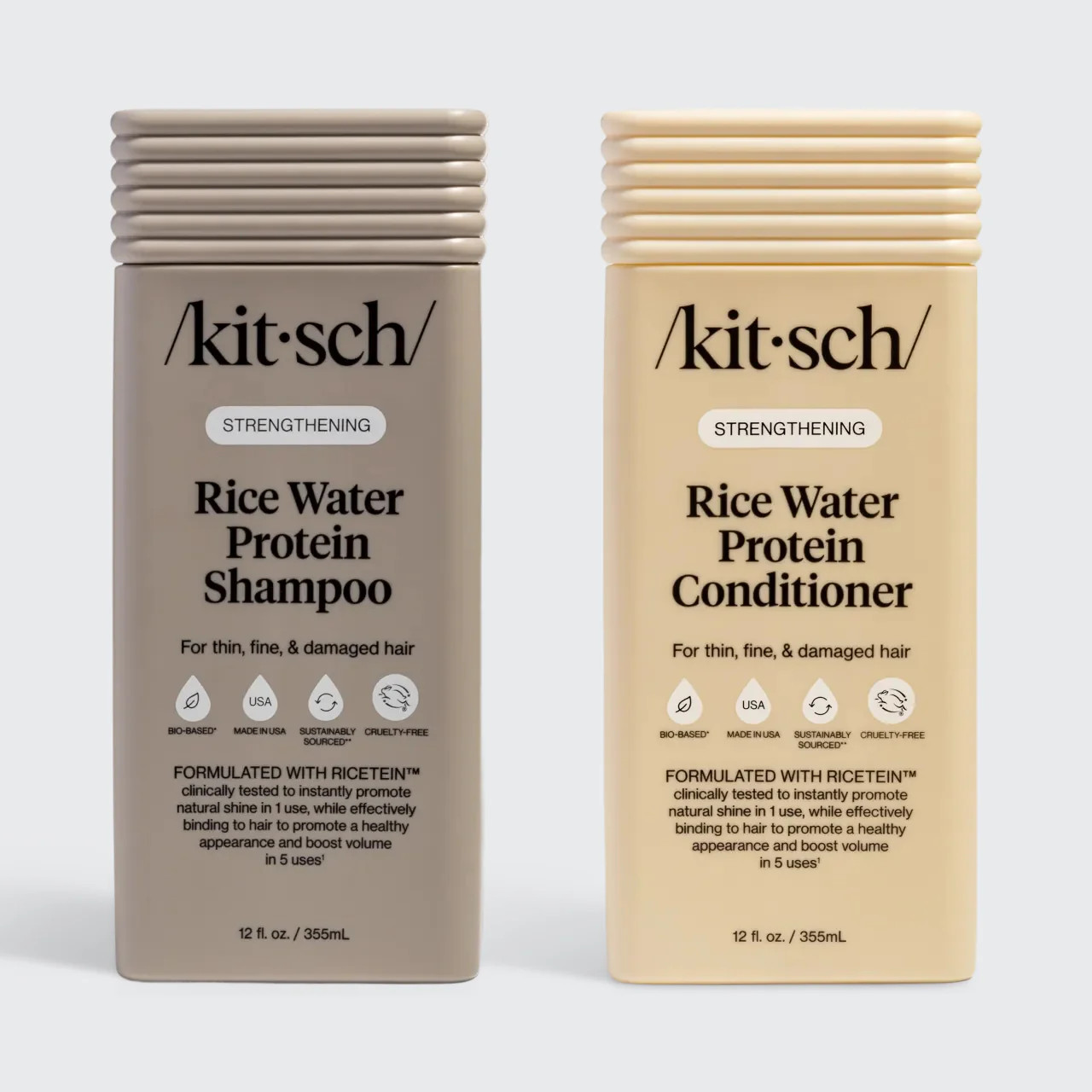 Rice Water Shampoo & Conditioner Combo for Hair G | KITSCH | Kitsch