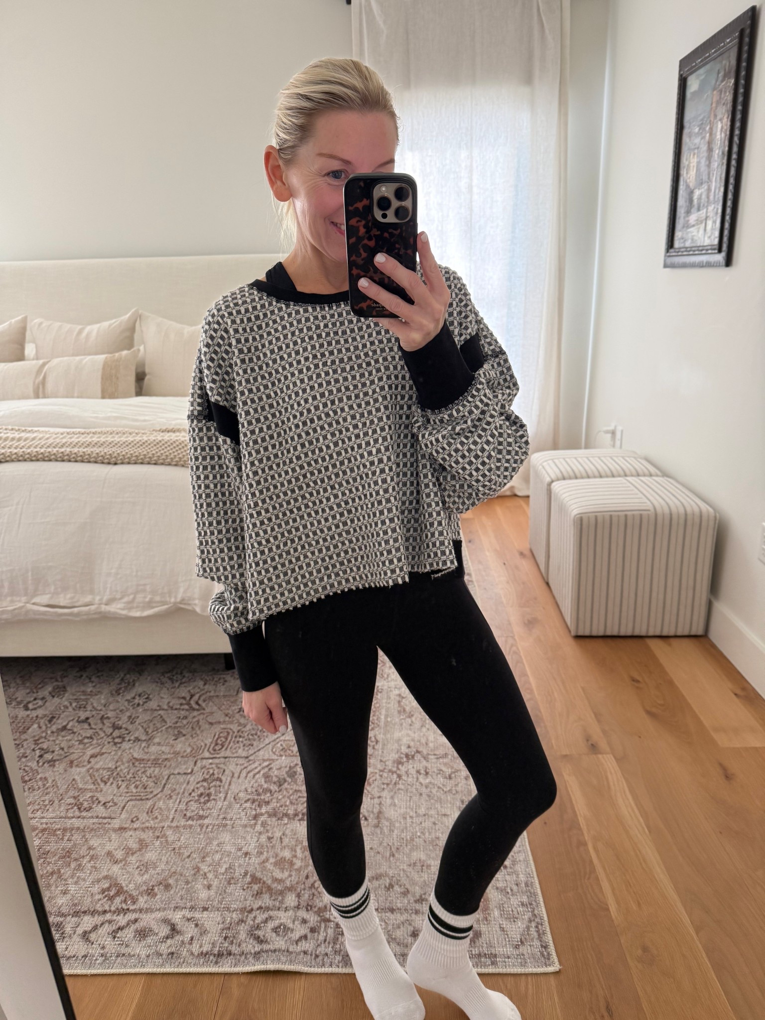 Loving this cute workout top! Comes in two colors! Easy to throw off for the gym and still look put together after! Wearing size XS 

#LTKootd #LTKgrwm #LTKfitnessgoals