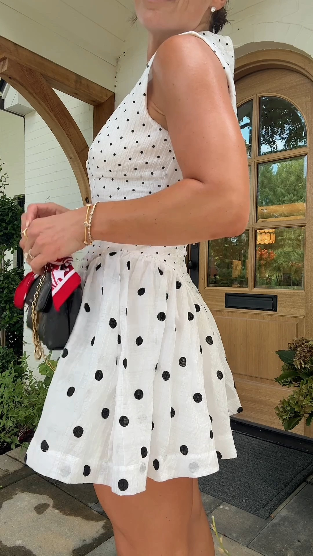 Dresses fit tts. The polka dot dress is a little short. I’m 5’4”. Amazon sandals fit tts.

#LTKootd #LTKdayinmylife #LTKmorningroutine
