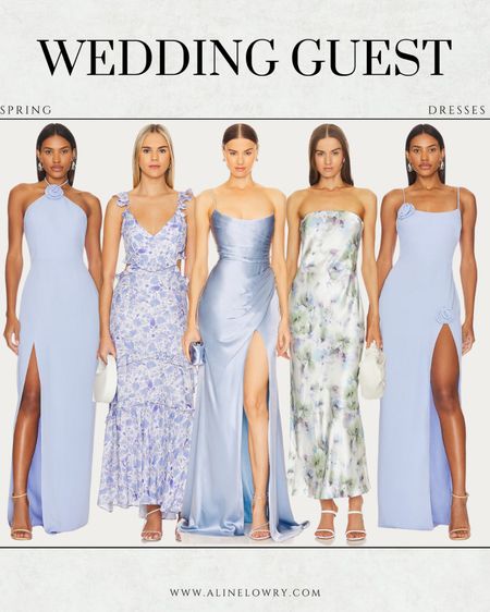Spring Wedding Guest Dresses. Spring bridesmaid dresses, floral wedding guest dresses. 

#LTKwedding #LTKstyletip #LTKSeasonal