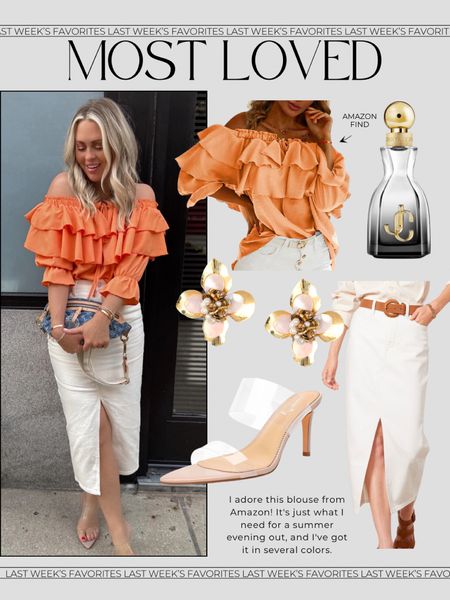 Best seller summer outfit 🧡🌅! I love this Amazon blouse - I have a few colors! TTS

Blouse. Summer outfit. Skirt. 
Summer style. Amazon finds. 

#LTKStyleTip #LTKFindsUnder50 #LTKSeasonal